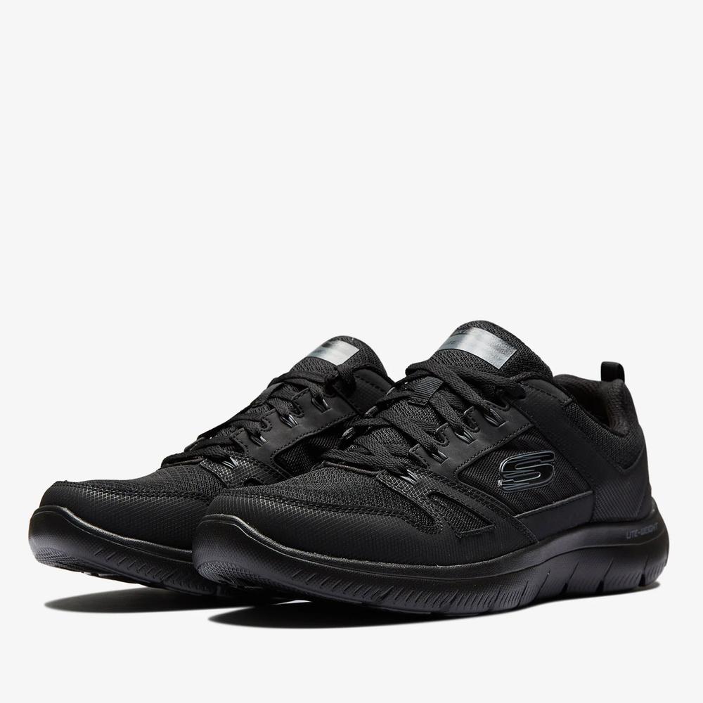 Buty męskie Skechers Summits New World 232069BBK - czarne