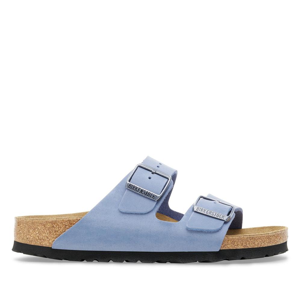 Klapki męskie Birkenstock Arizona SFB 1030862 - niebieska