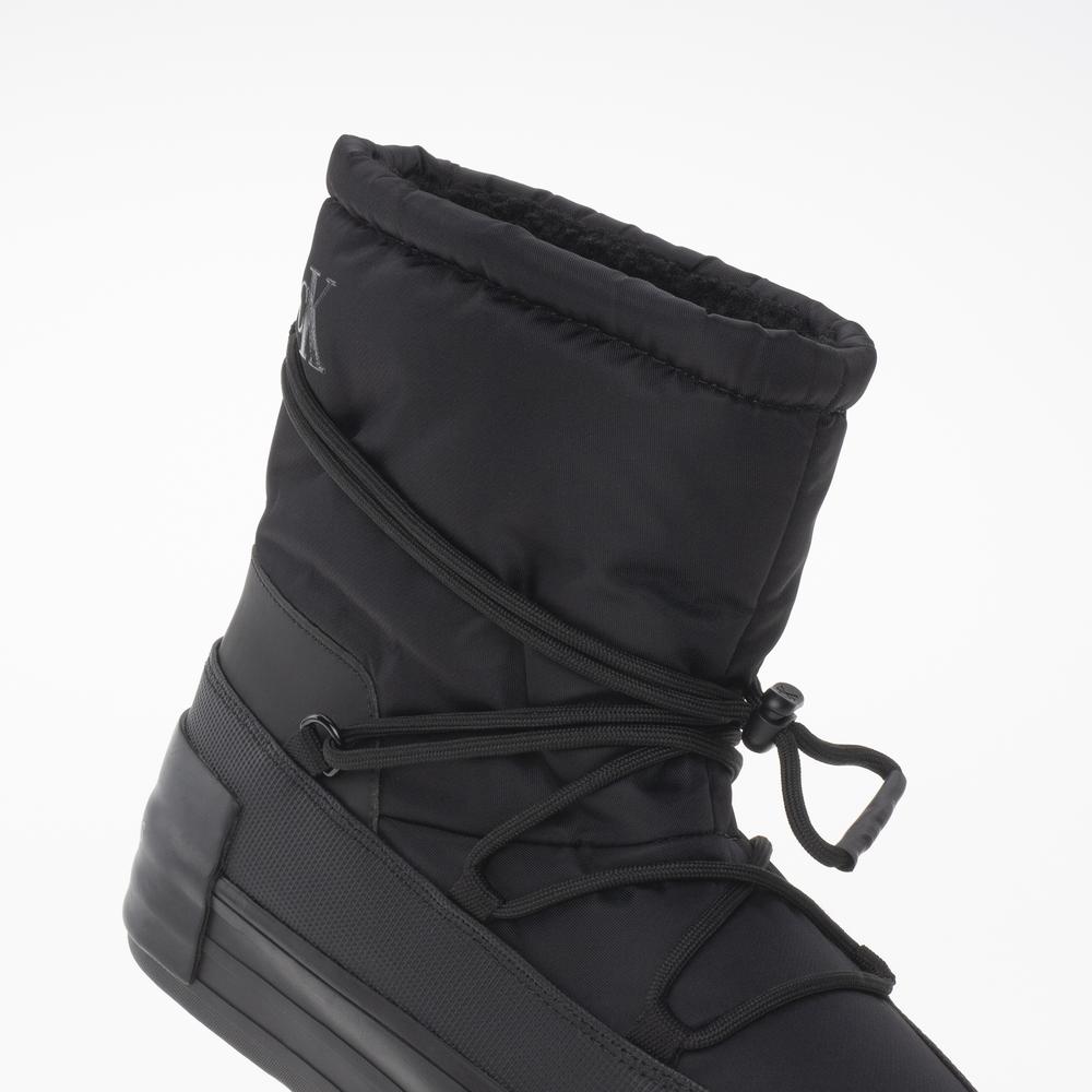 Buty Calvin Klein Jeans Vulc Flatform Snow Boot YW0YW01591-0GJ - czarne