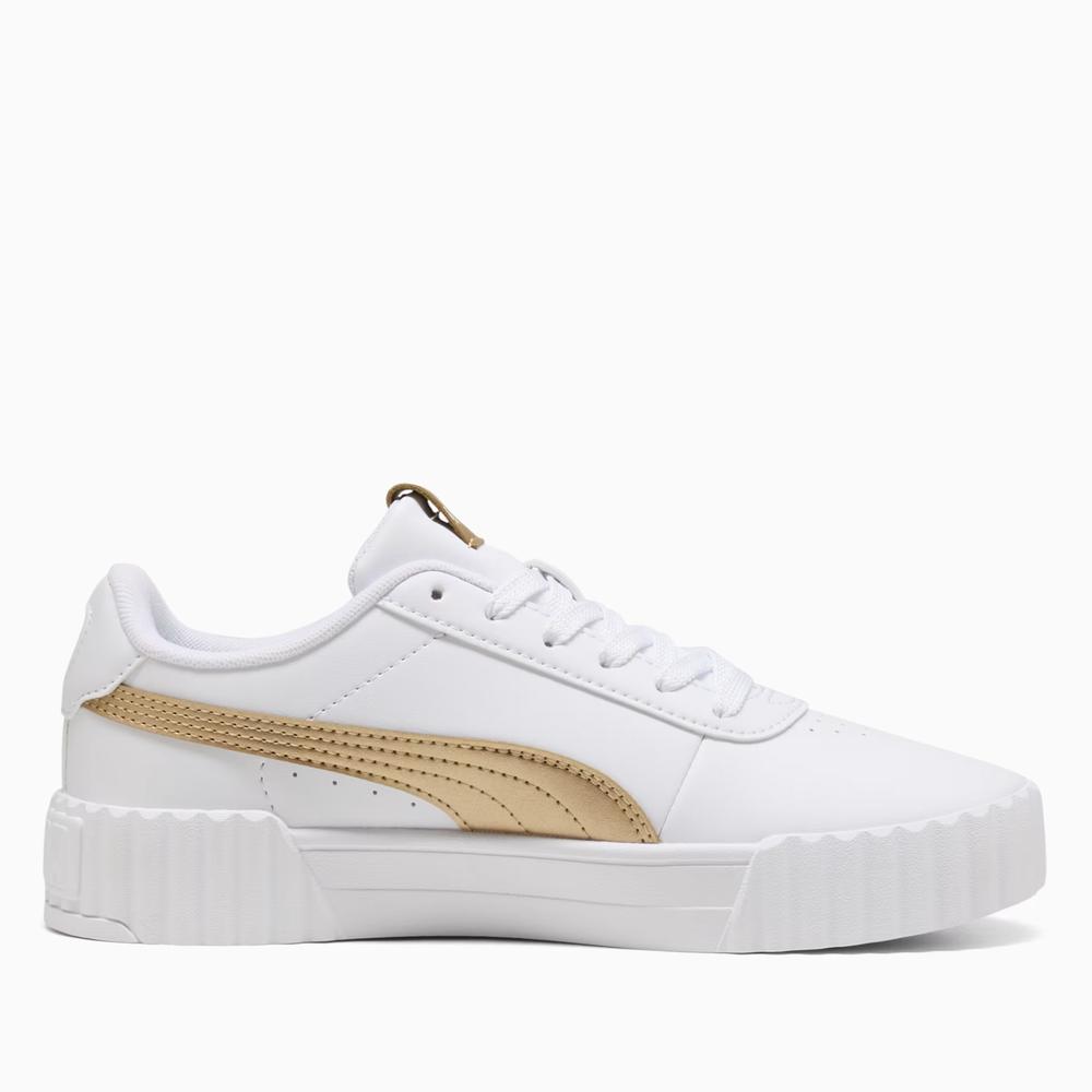 Buty damskie Puma Carina 3.0 Metallic Glam 40825501 - białe