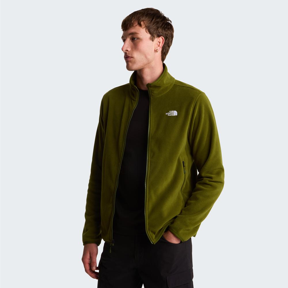 Bluza męska The North Face Glacier Full-Zip Fleece 0A8D0RBRI1 - zielona