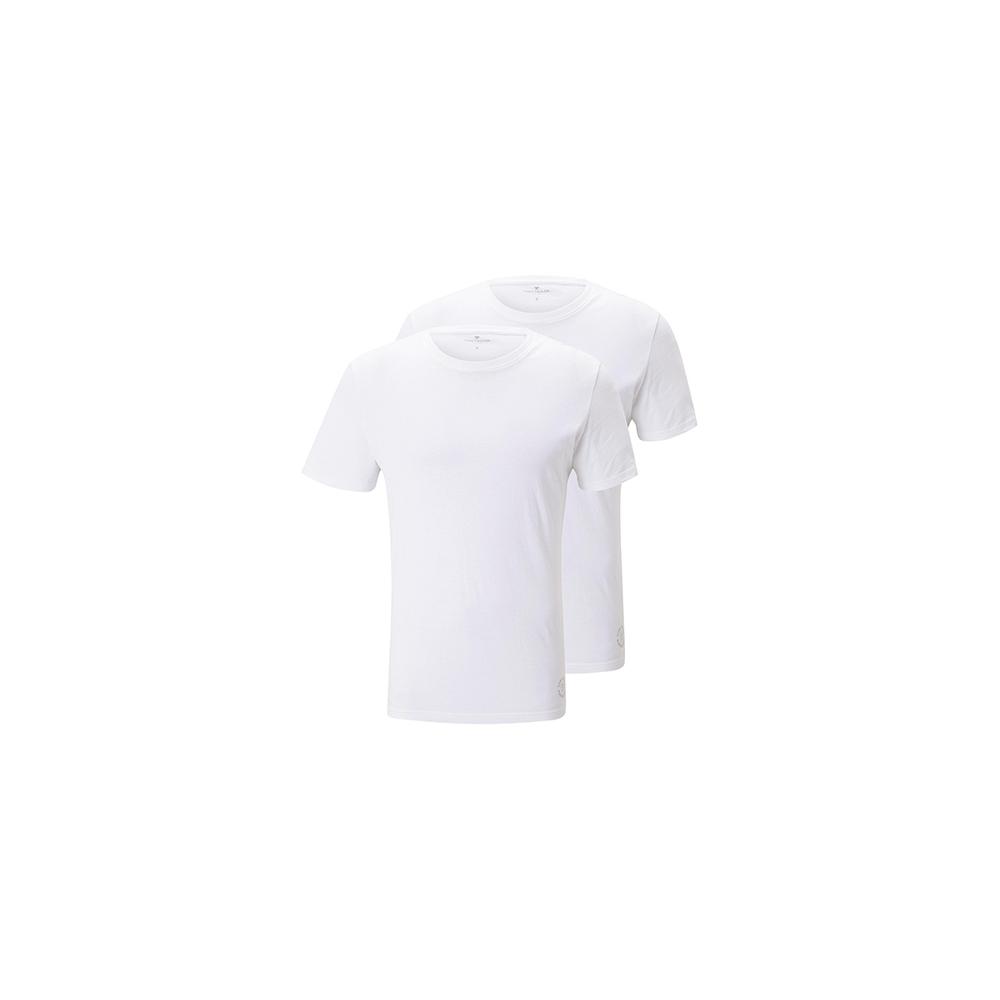 Koszulka Tom Tailor 2 Pack 1008638-20000 - biała
