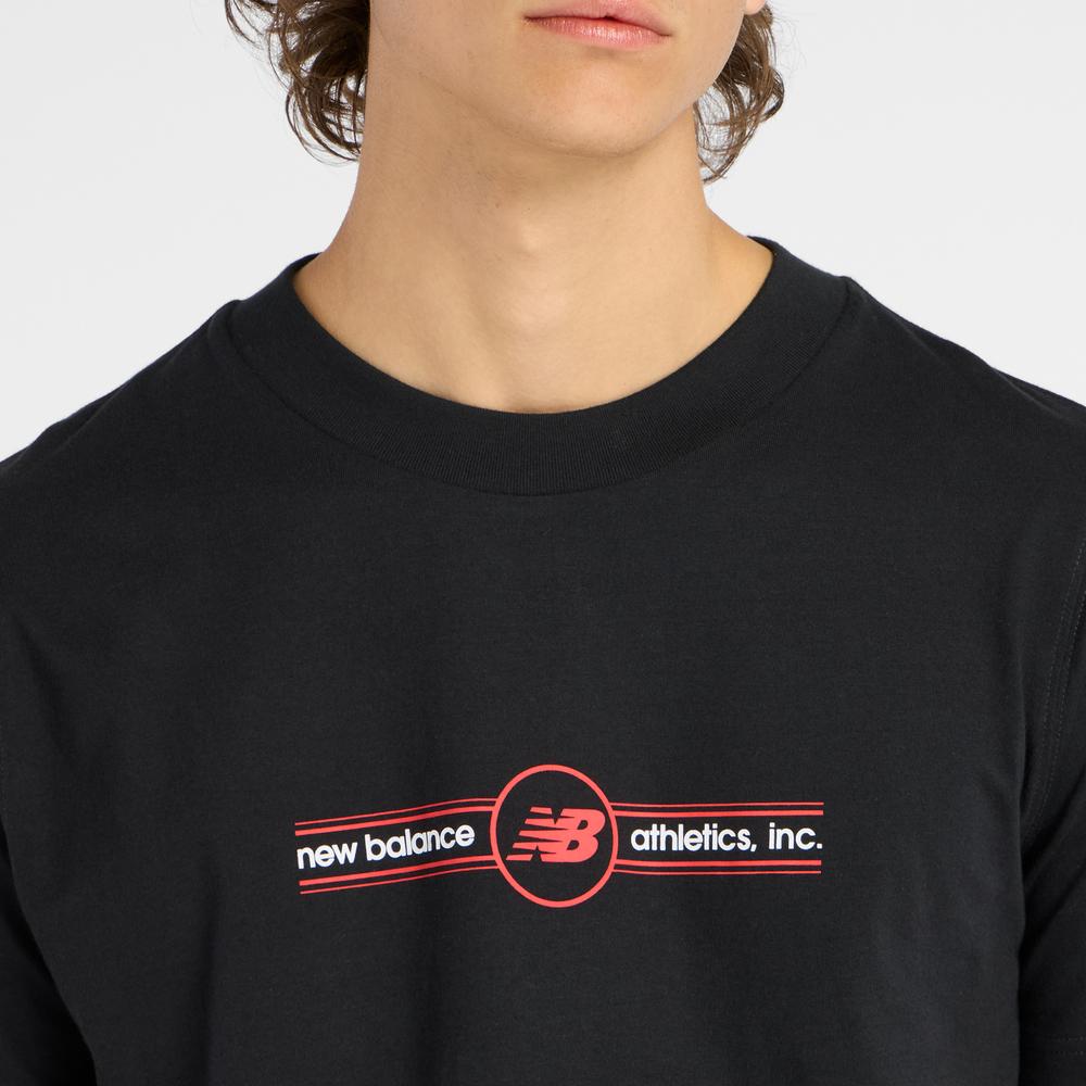 Koszulka męska New Balance MT6148SVBK - czarna