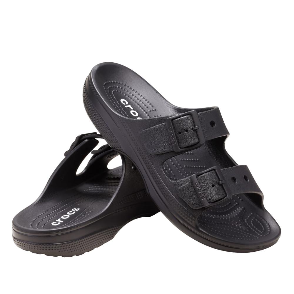 Klapki damskie Crocs Saturday Sandal 213586-001 - czarne