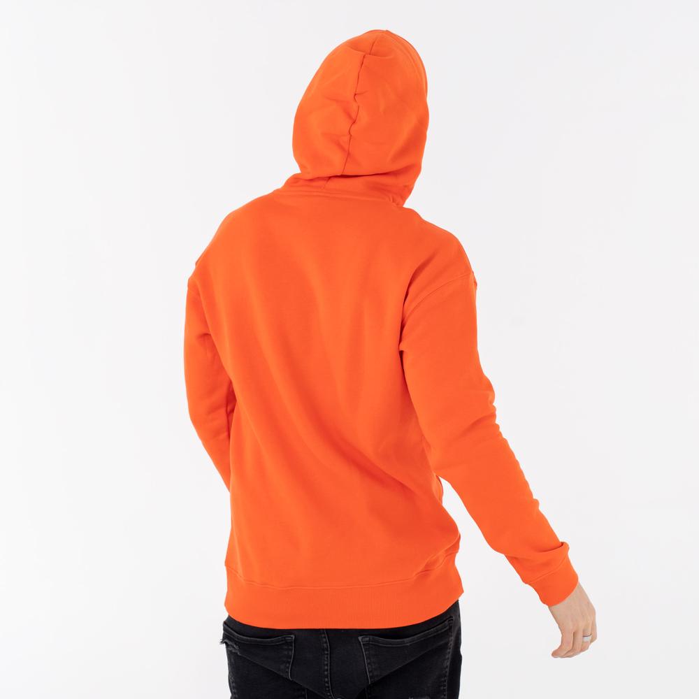 Bluza adidas Essentials Feelvivid Cotton Fleece Drop Shoulder Hoodie HK2828 - pomarańczowa