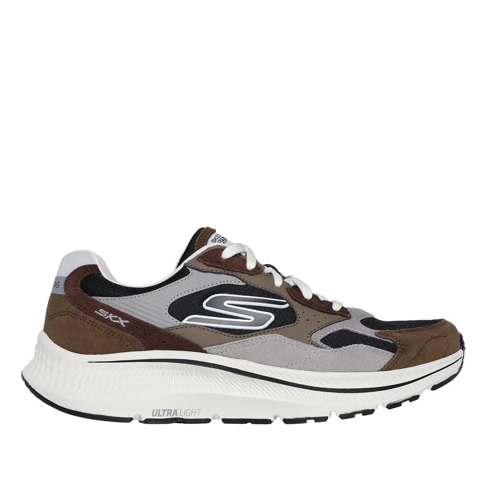 Buty męskie Skechers Go Run Consistent 2.0 Retro Runner V1 220872BRBK - brązowe