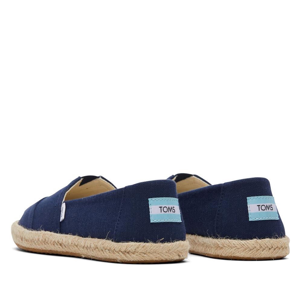 Buty Toms Alpargata Recycled Cotton Rope Espadrille 10019674 - granatowe