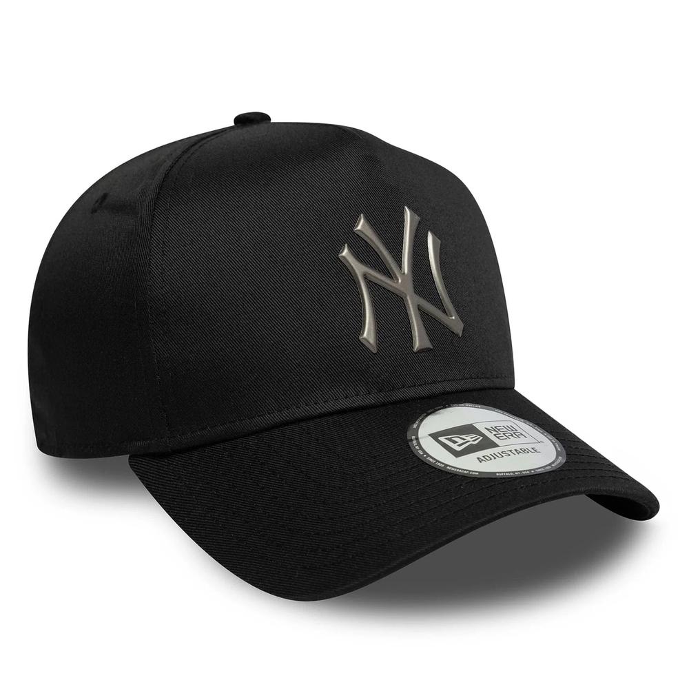 Czapka unisex New Era New York Yankees MLB Metallic 9FORTY E-Frame 60771870 - czarna