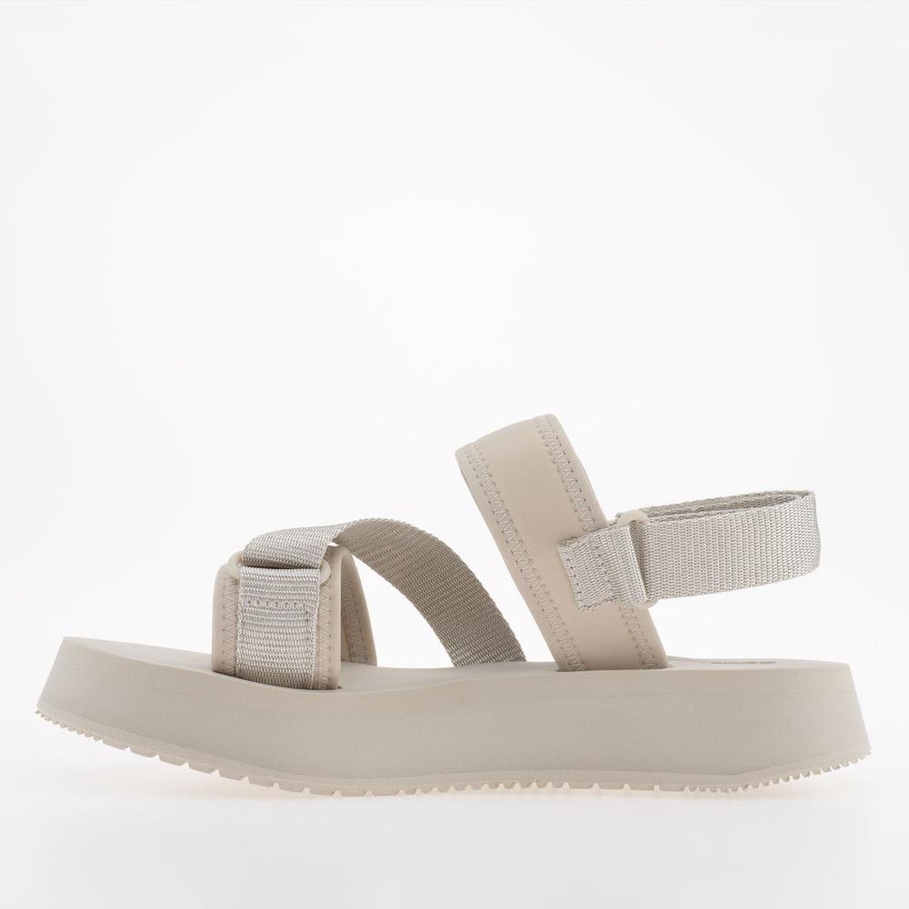 Sandały Calvin Klein Prefresato Sandal Badge YW0YW00967-ACF - beżowe