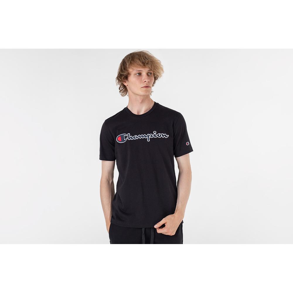 Koszulka Champion Crewneck 217814-KK001 - czarna