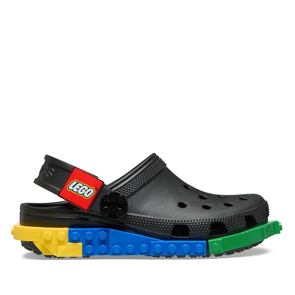 Klapki dziecięce Crocs System Classic Clog 211874-001 - multikolor