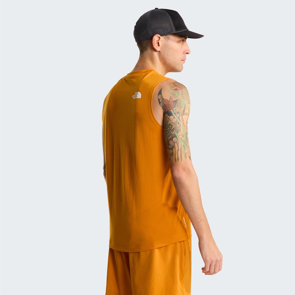 Koszulka męska The North Face 24/7 0A8BEHG5I1 - pomarańczowa