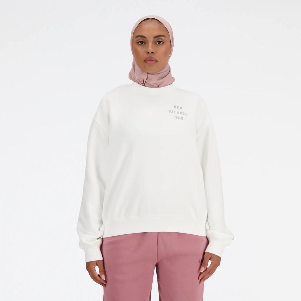 Bluza New Balance WT41517WT - biała