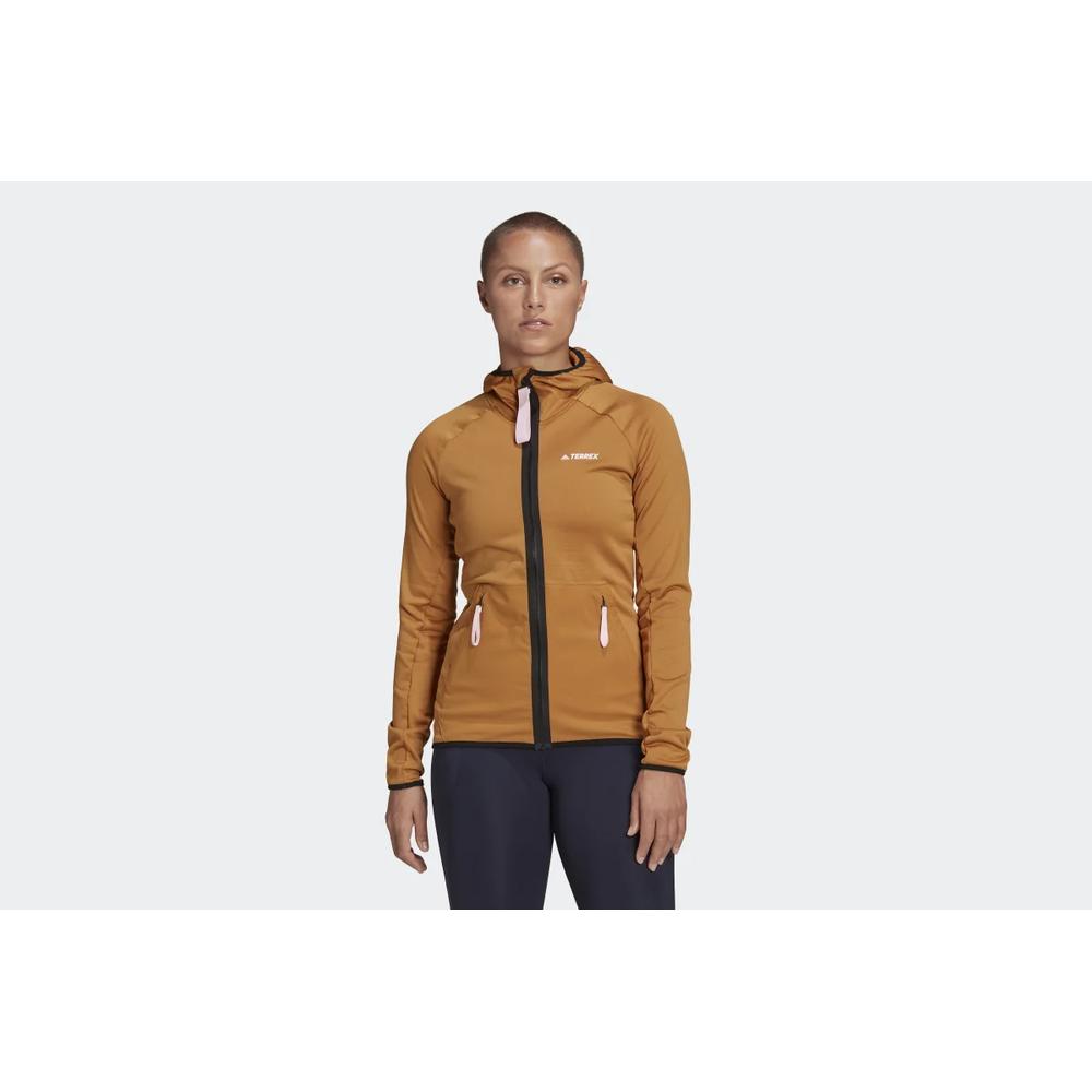 adidas Terrex Tech Flooce Light Hooded Hiking Jacked > GQ4261