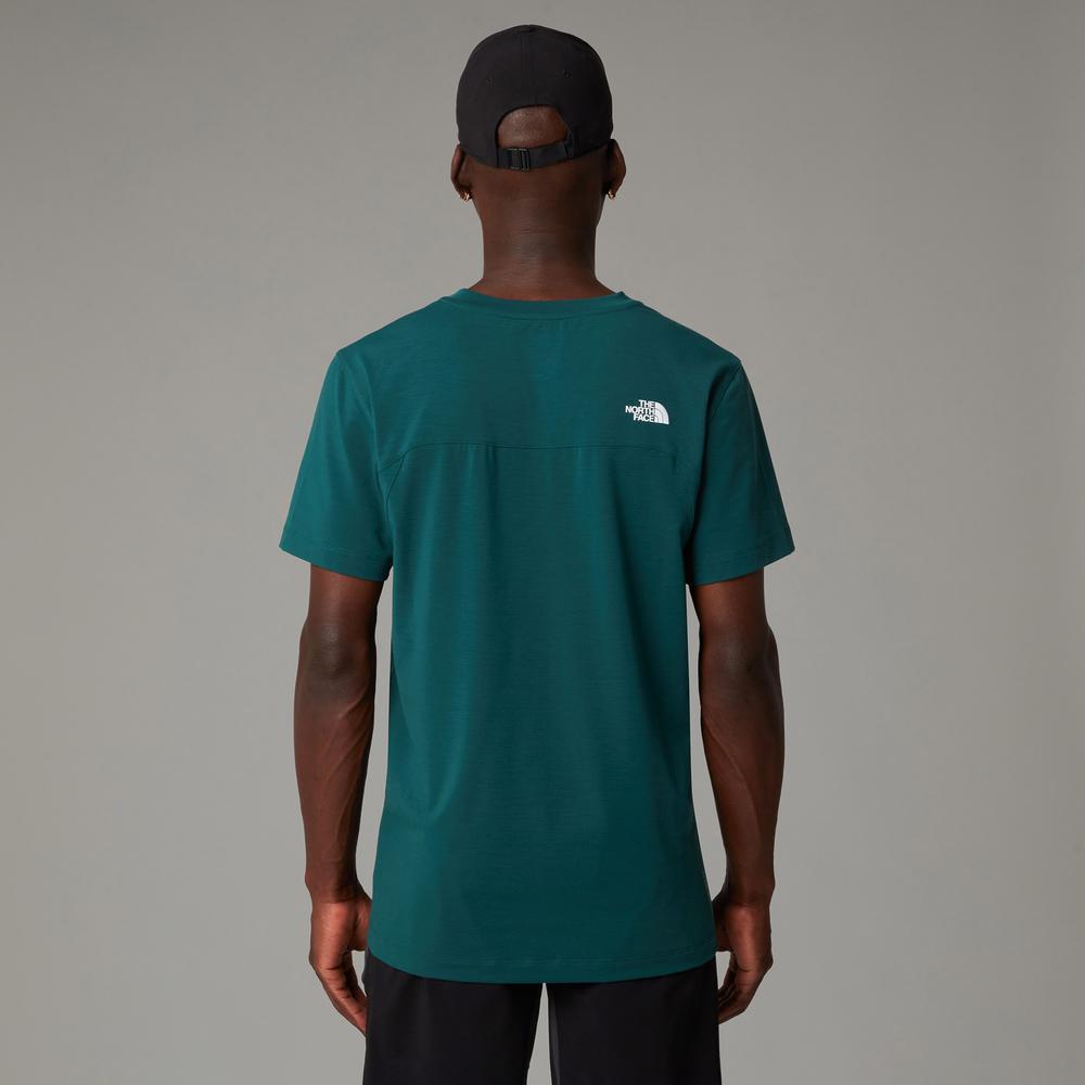 Koszulka męska The North Face Lightning Alpine 0A87H76GI1 - zielona