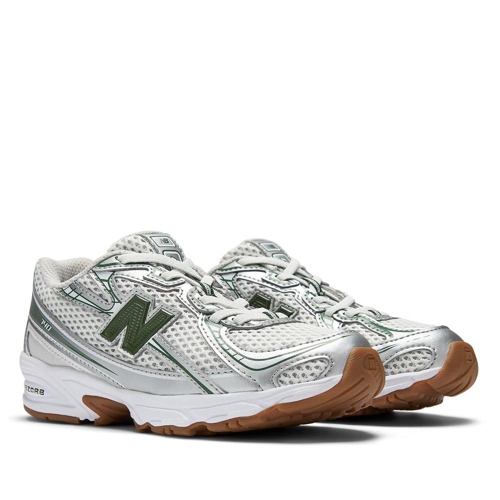 Buty dziecięce New Balance PZ740SF - srebrne