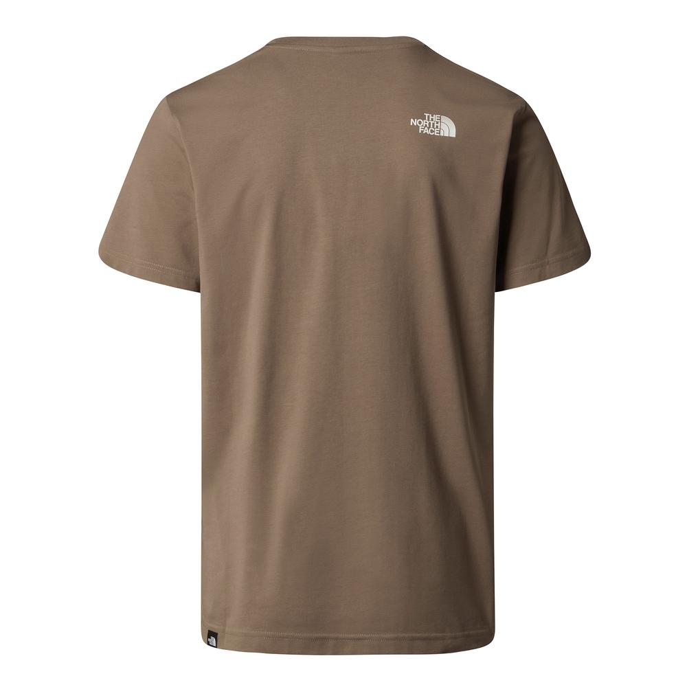 Koszulka męska The North Face Simple Dome 0A87NGBOW1 - brązowa