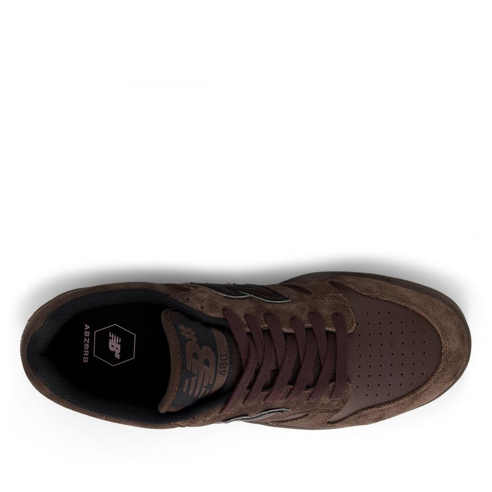 Buty męskie New Balance Numeric UN480CHC - brązowe