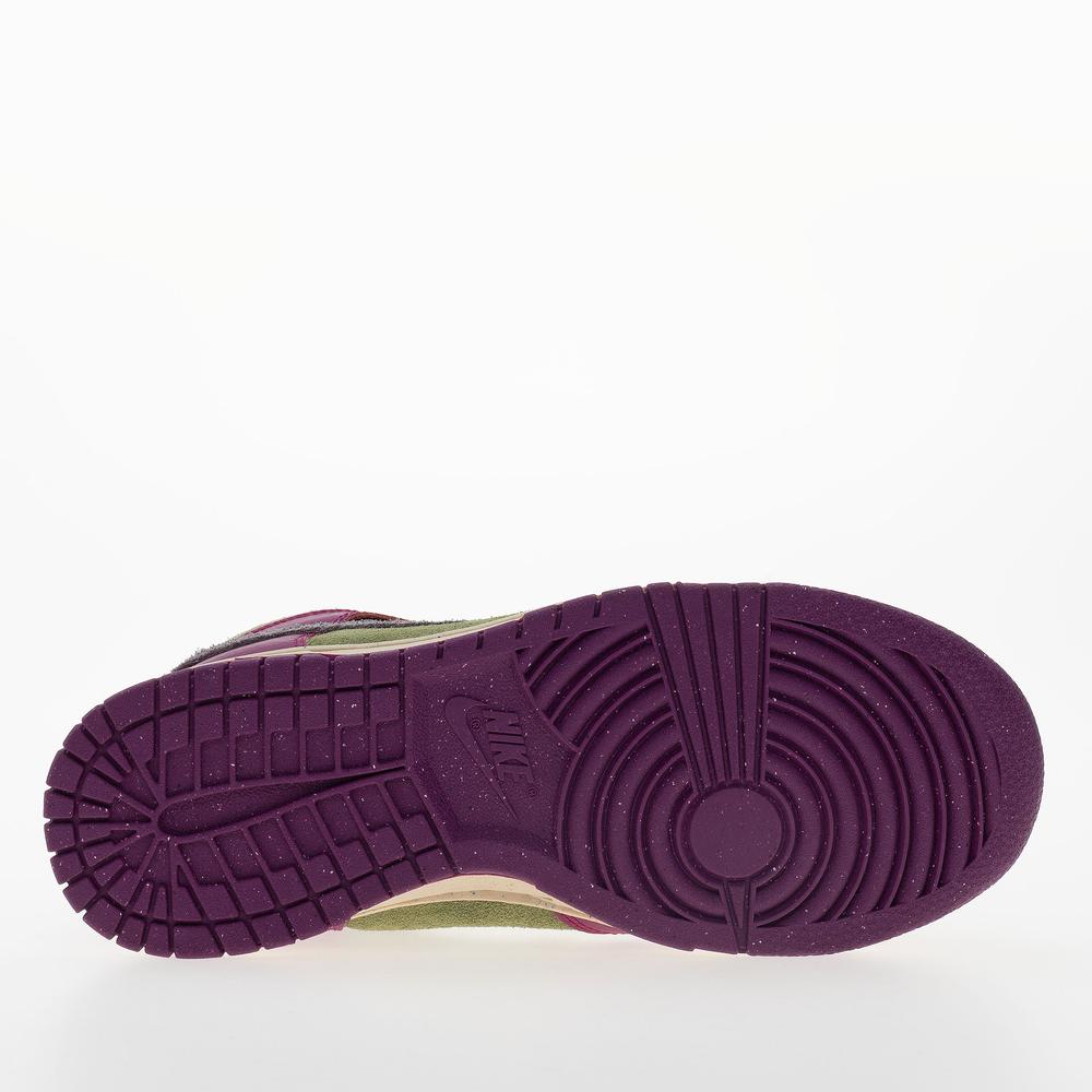 Buty damskie Nike Dunk High FB1273-500 - fioletowo-zielone
