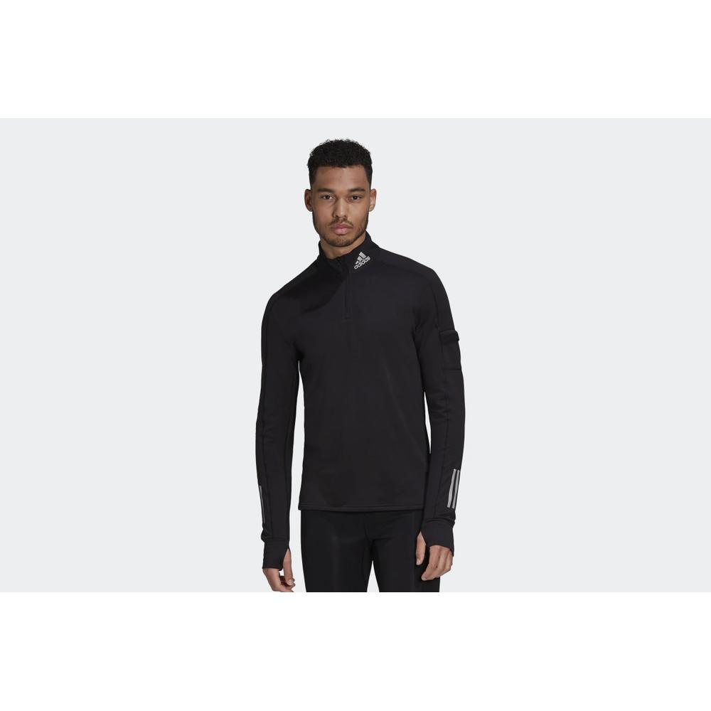 ADIDAS OWN THE RUN 1/2 ZIP WARM SWEATSHIRT > GC7910