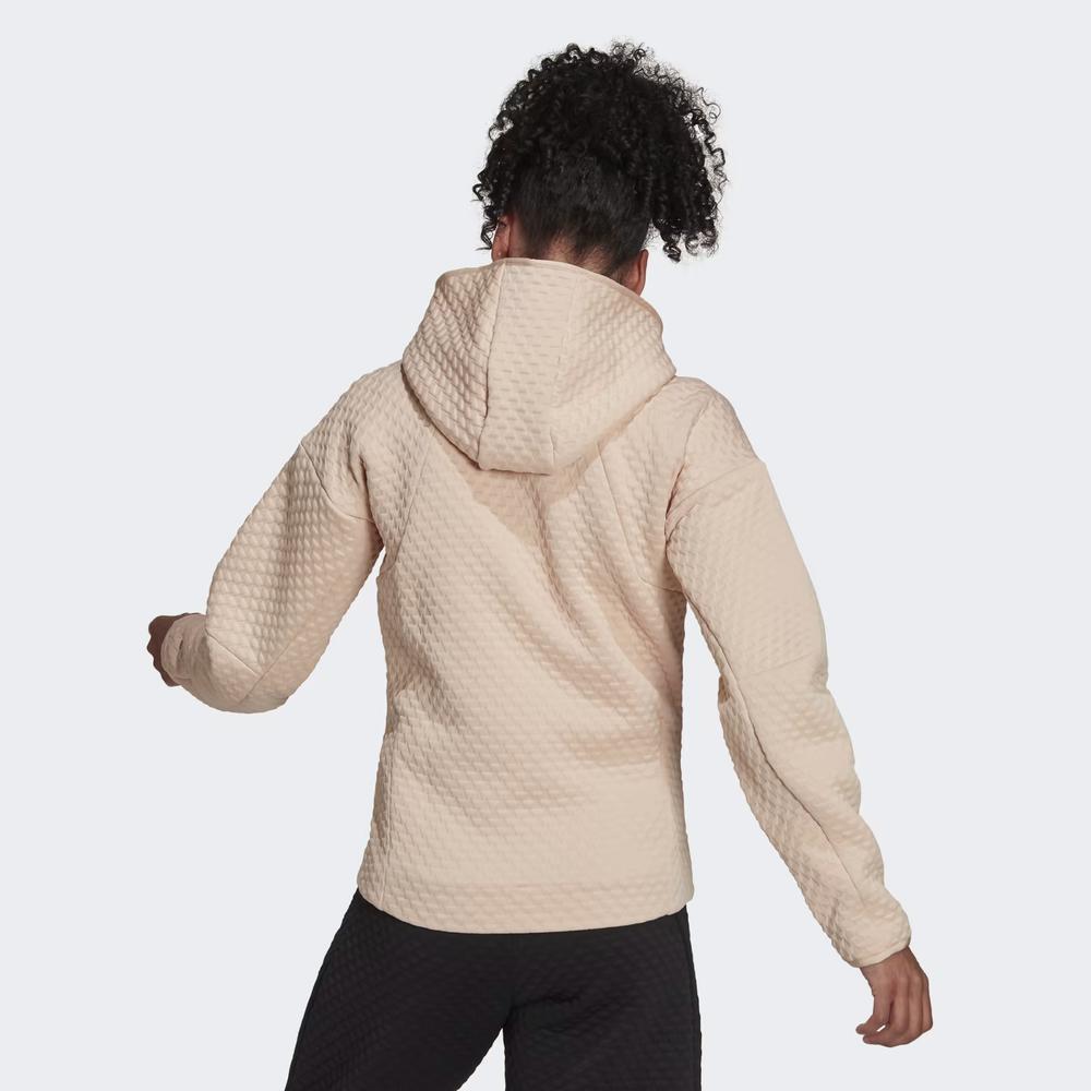 Bluza adidas Z.N.E. Sportswear Full-Zip Hoodie H42063 - różowa