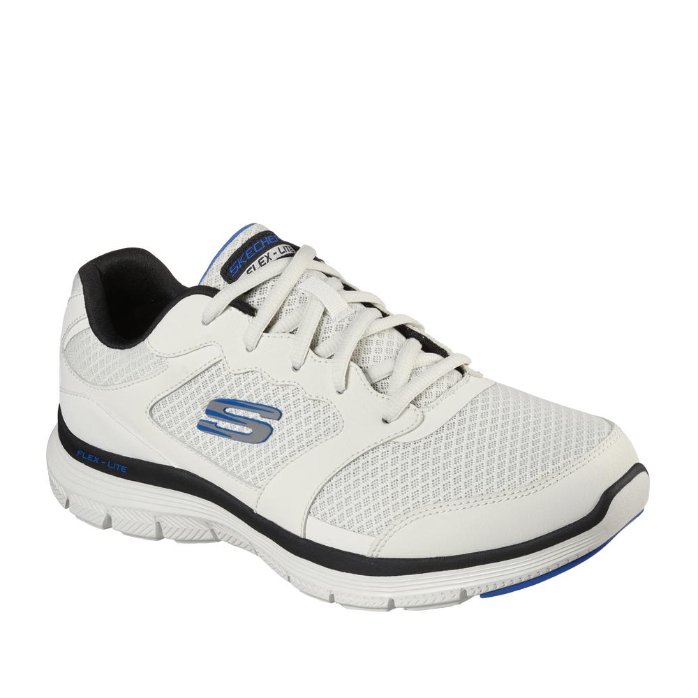 Buty męskie Skechers Flex Advantage 4.0 232225WBK - białe