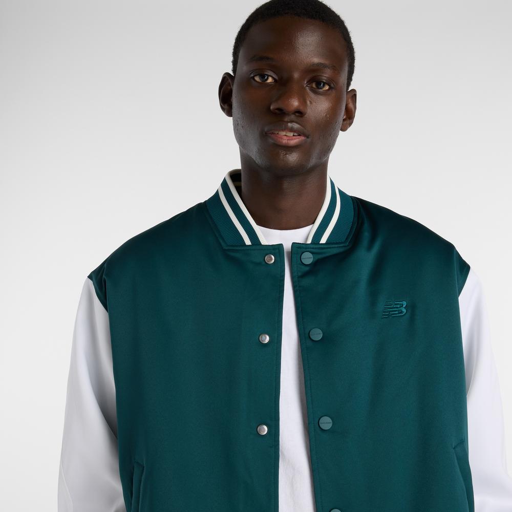 Kurtka męska New Balance MJ6102R7AAV - zielona