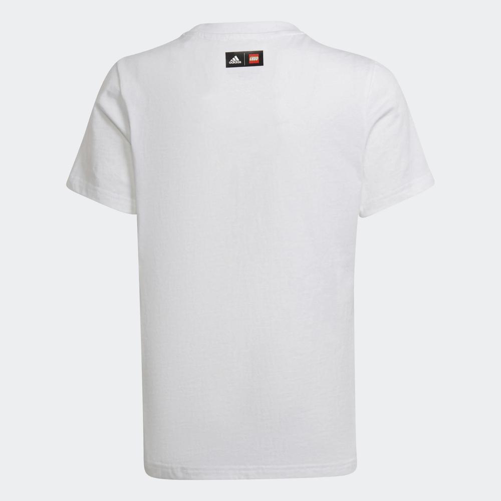 Koszulka adidas x LEGO Football Graphic Tee HA0929 - biała