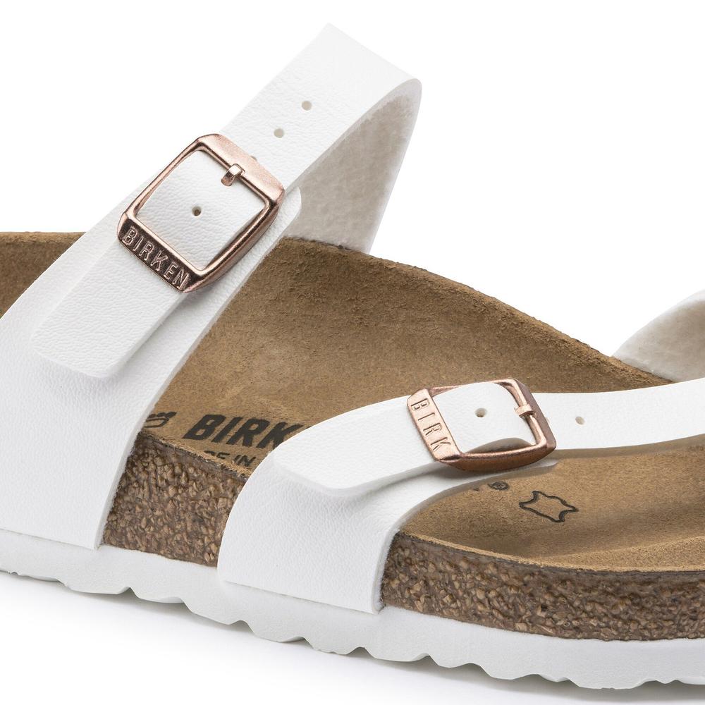 Klapki damskie Birkenstock Mayari 1014190 - białe