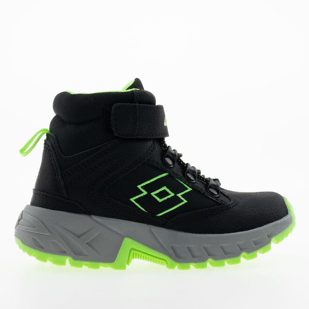 Buty dziecięce Lotto Woodlark Mid 2600440K-1164 - czarne