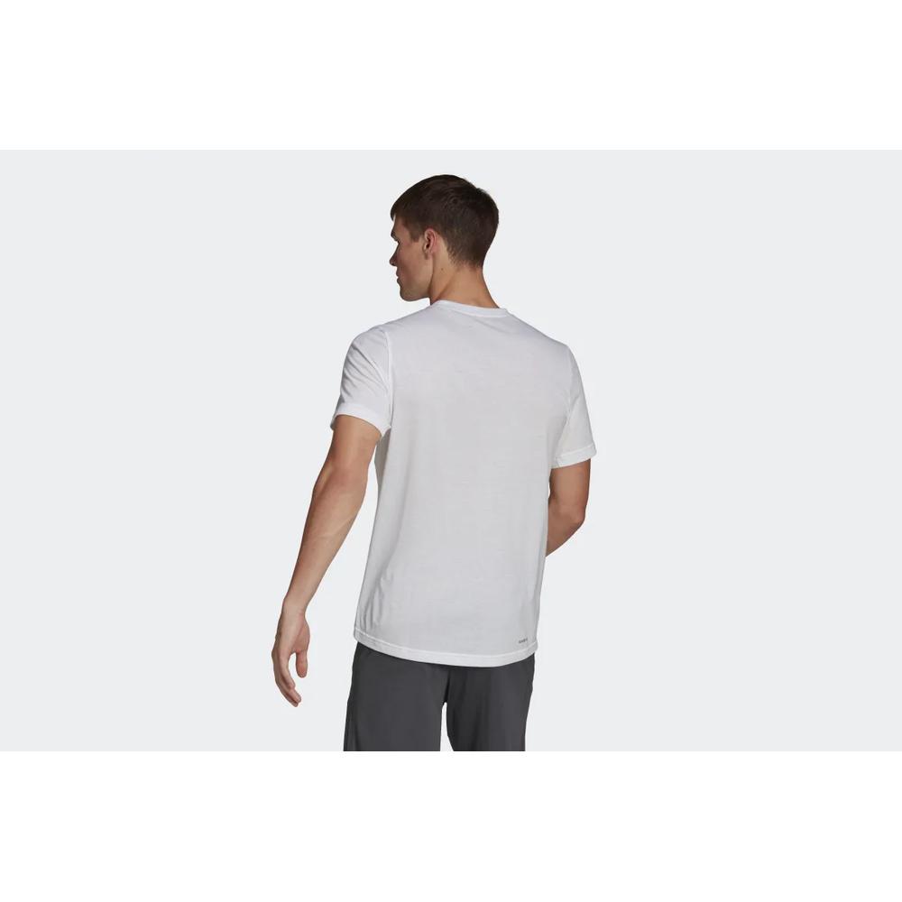 Koszulka adidas Aeroready Designed 2 Move Feelready Sport Logo HF7167 - biała