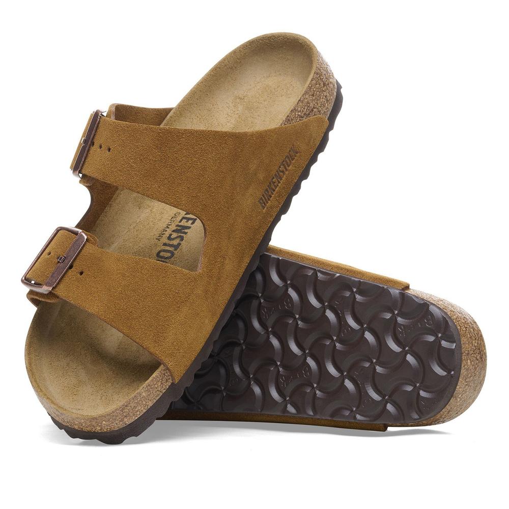 Klapki męskie Birkenstock Arizona 1027082 - brązowe