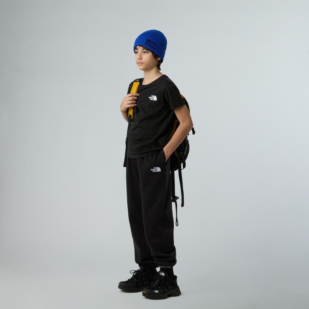Koszulka dziecięca The North Face Simple Dome 0A87T4JK31 - czarna