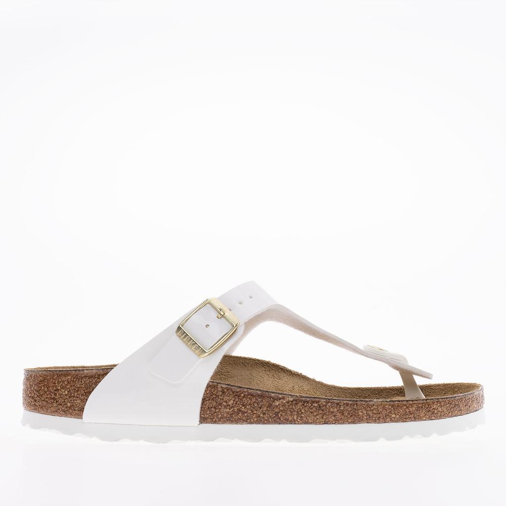 Japonki damskie Birkenstock Gizeh BF 1005300 - białe