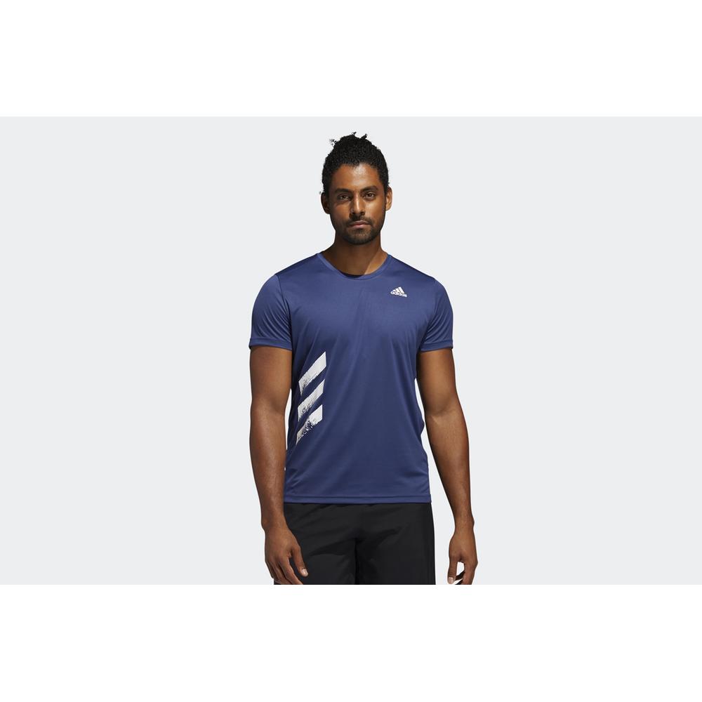 ADIDAS RUN IT 3-STRIPES PB TEE > FR8380