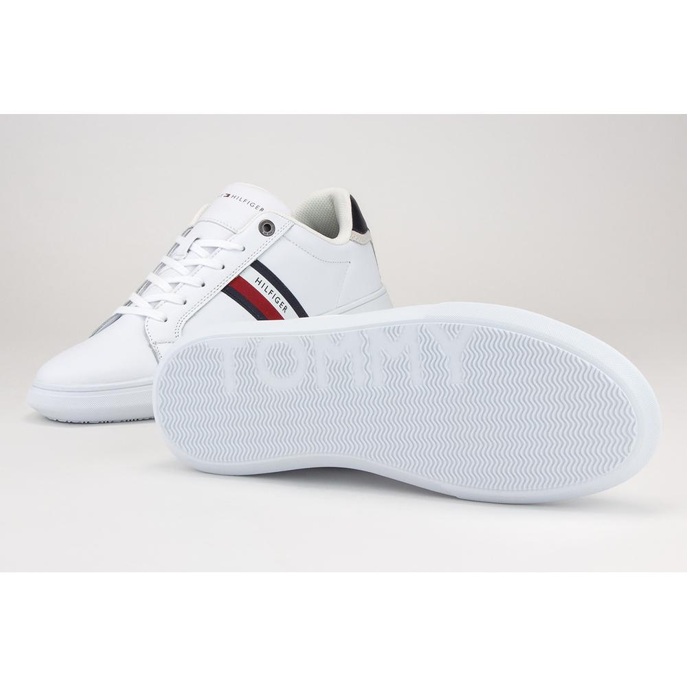 TOMMY HILFIGER ESSENTIAL LEATHER CUPSOLE > FM0FM02987-YBR