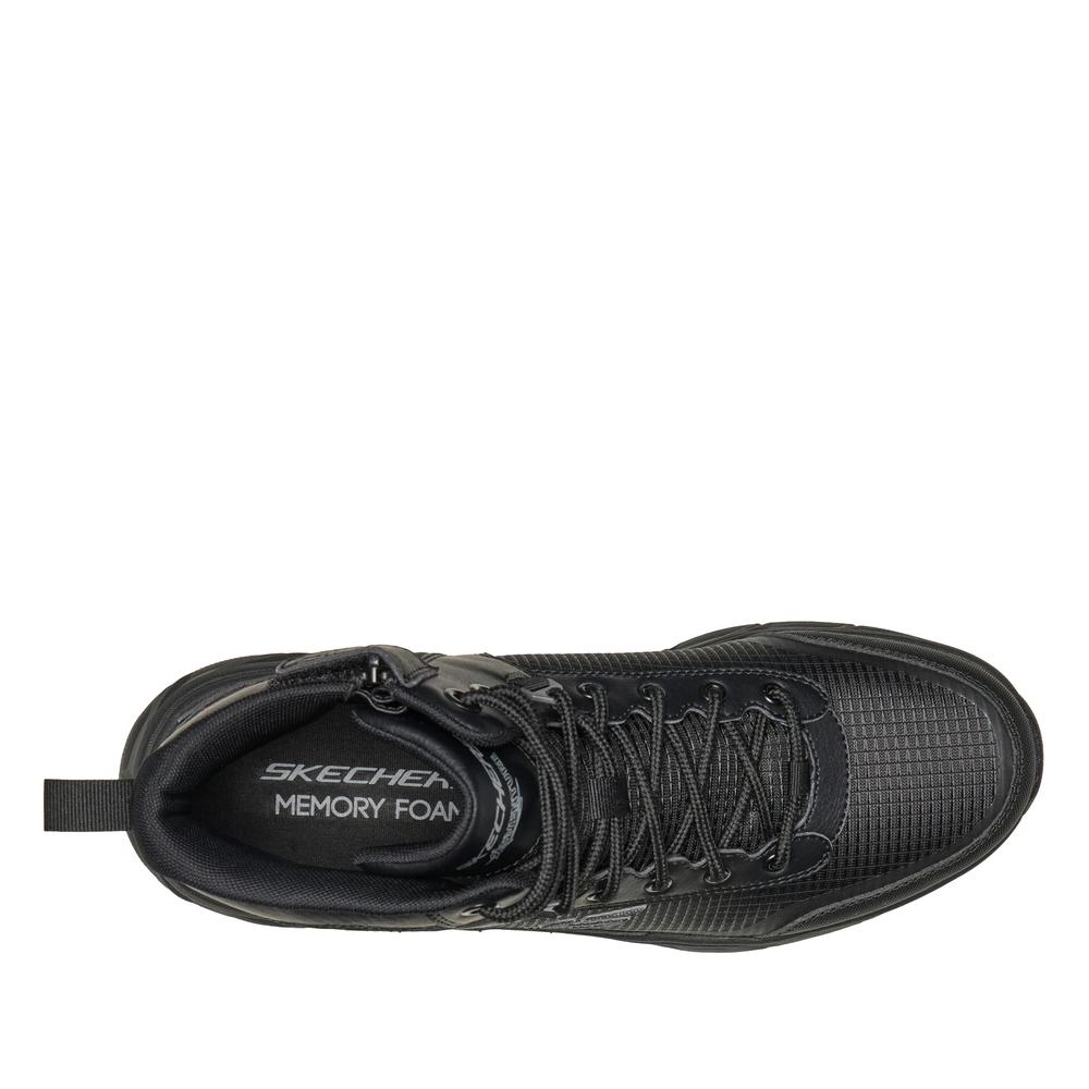 Buty męskie Skechers Hillcrest 2.0 Woodrock Peak 237804BBK - czarne