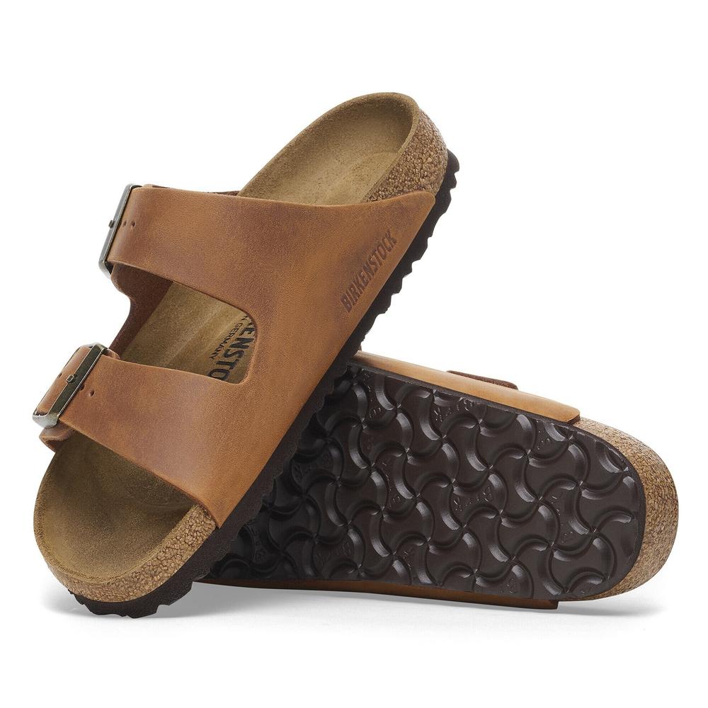 Klapki męskie Birkenstock Arizona 1028272 - brązowe