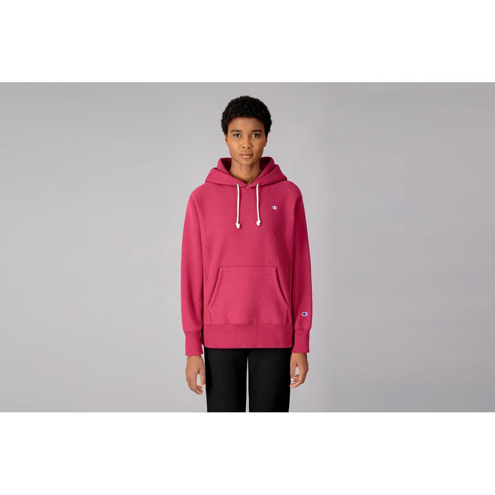 Bluza Champion Reverse Weave C Logo Hoodie 114778-RS510 - różowa