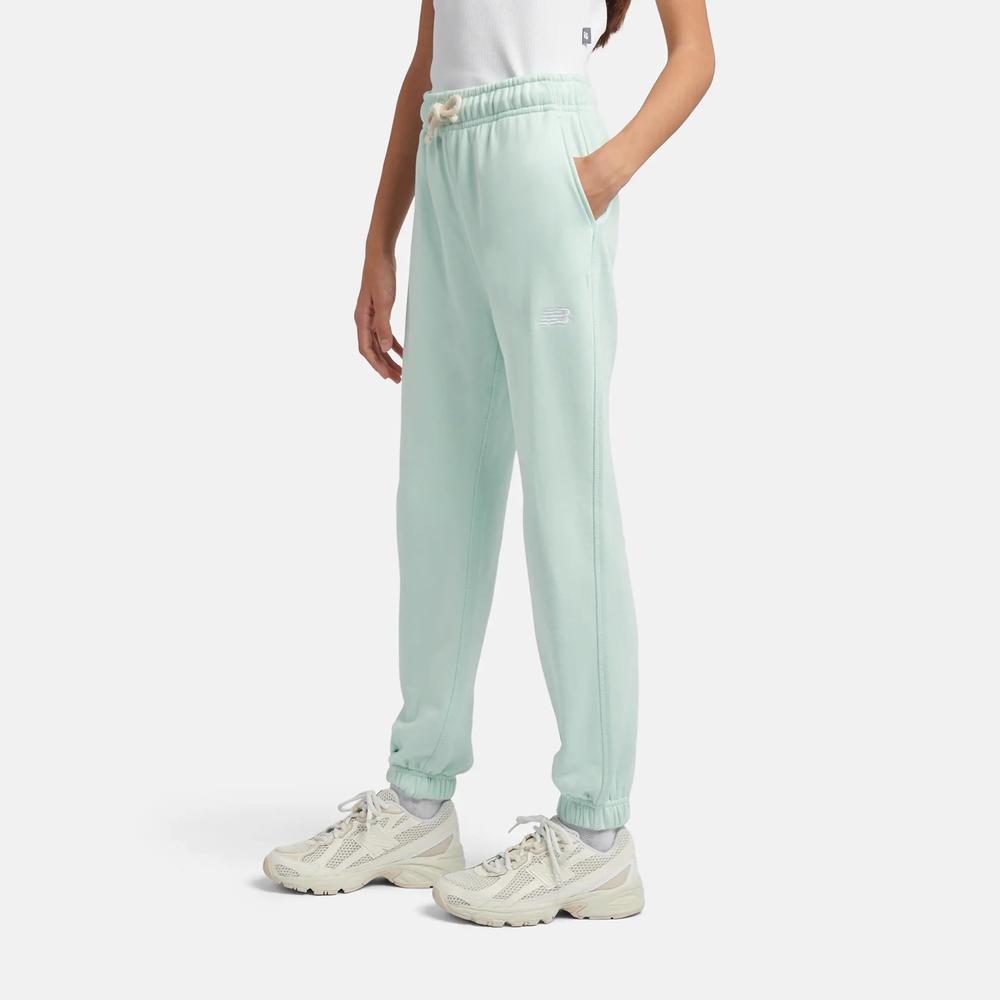 Spodnie dziecięce New Balance LAKG0058COJ - miętowe