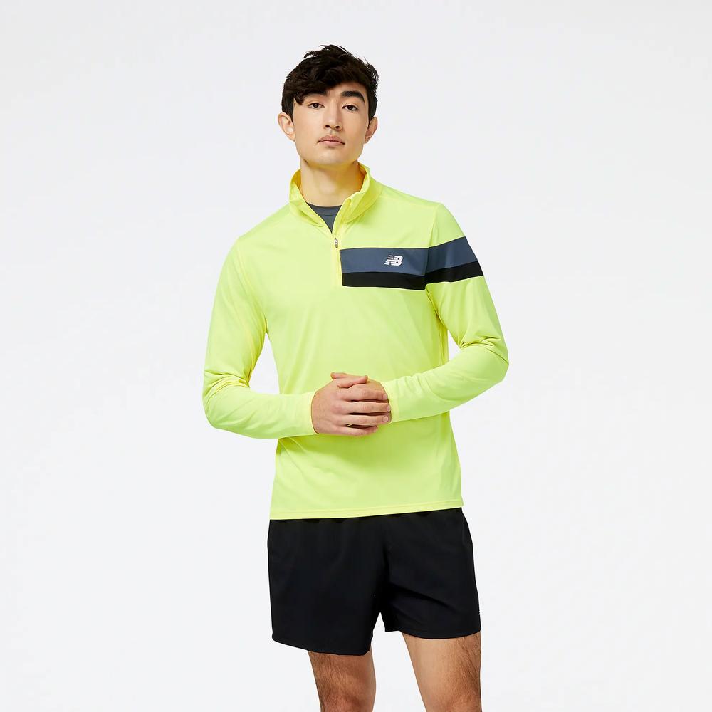 Bluza New Balance MT23227CSN - żółta