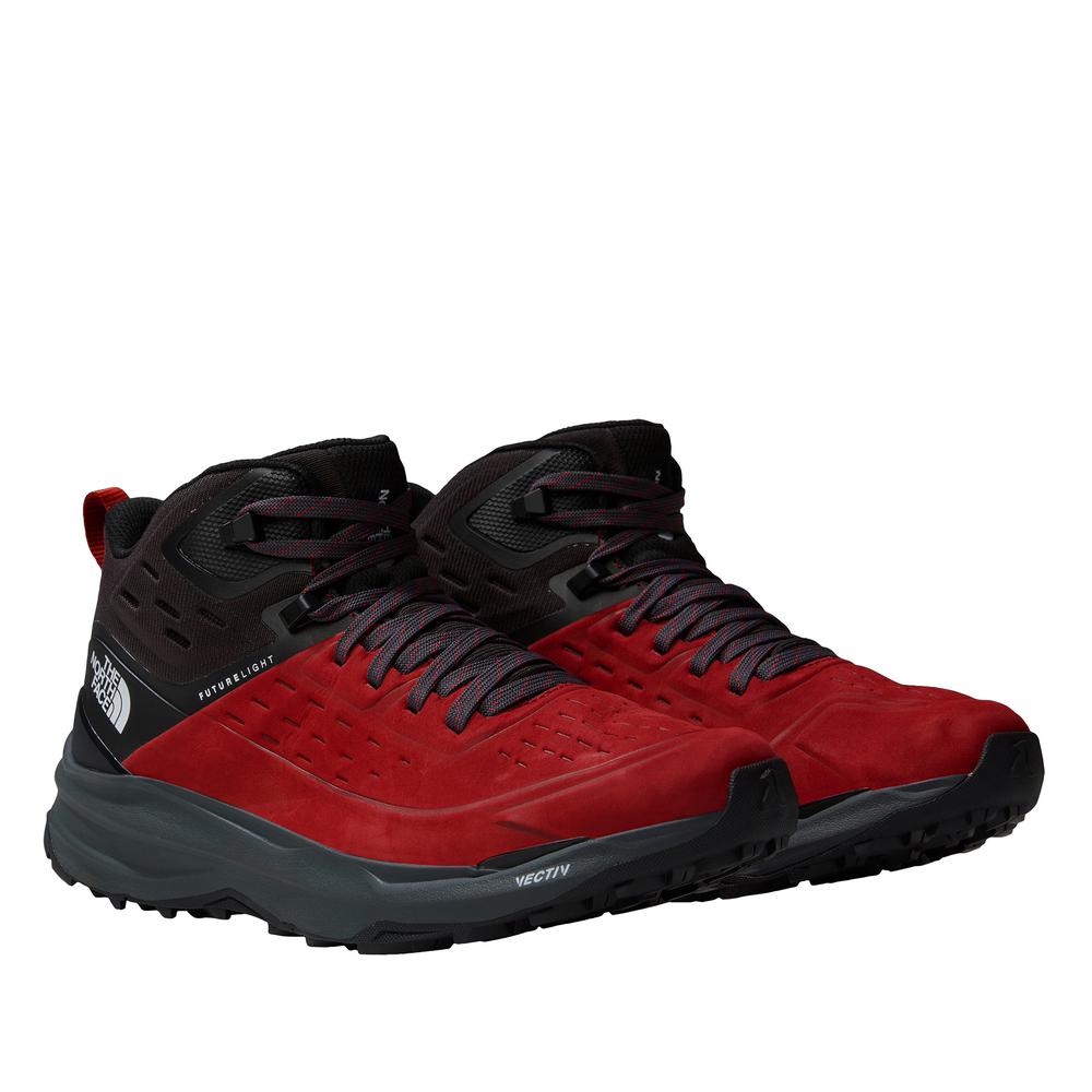 Buty The North Face Vectiv Exploris II Mid 0A7W4XROF1 - czerwono-czarne