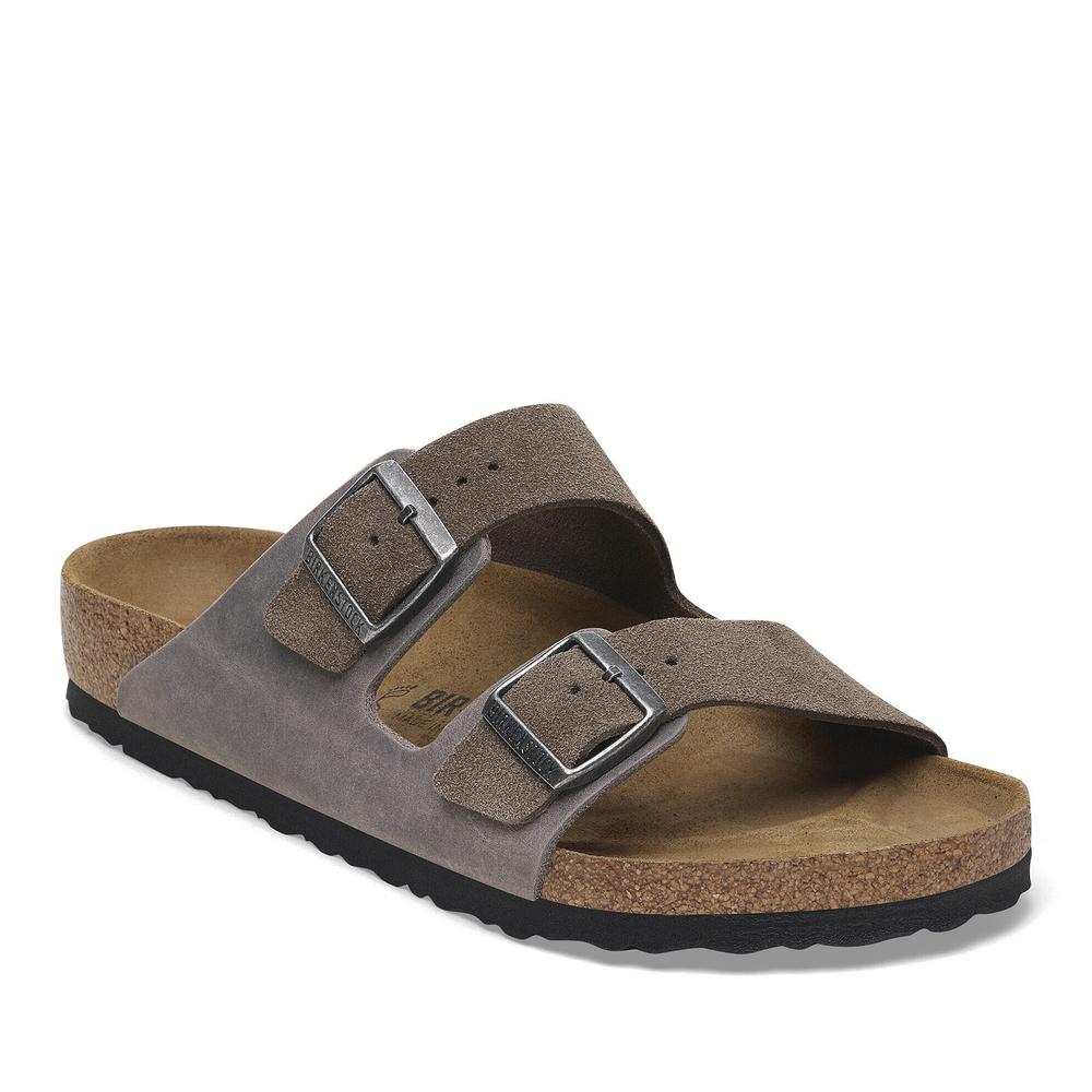 Klapki męskie Birkenstock Arizona 1029159 - szare