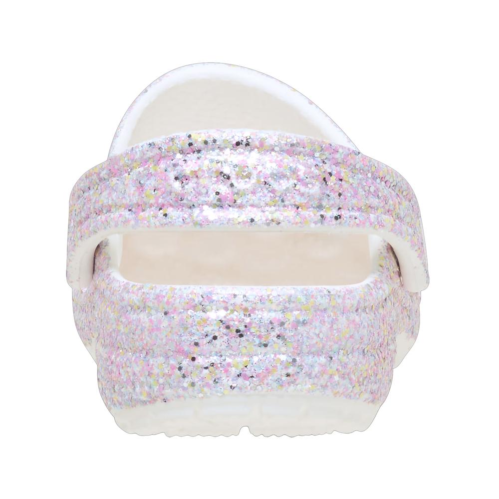 Klapki dziecięce Crocs Classic Fantasy Glitter Clog 212562-100 - multikolor
