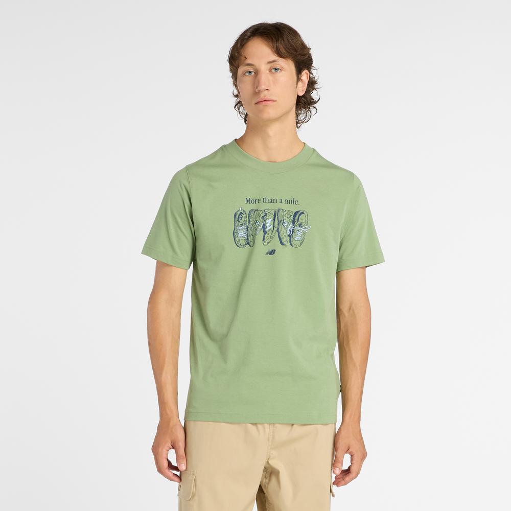 Koszulka męska New Balance MT61778SAAR - zielona