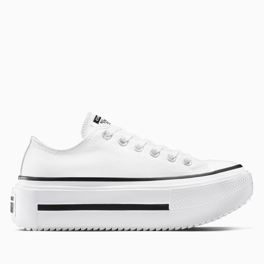 Buty damskie Converse Chuck Taylor All Star Lift Double Stack Platform A15491C - białe