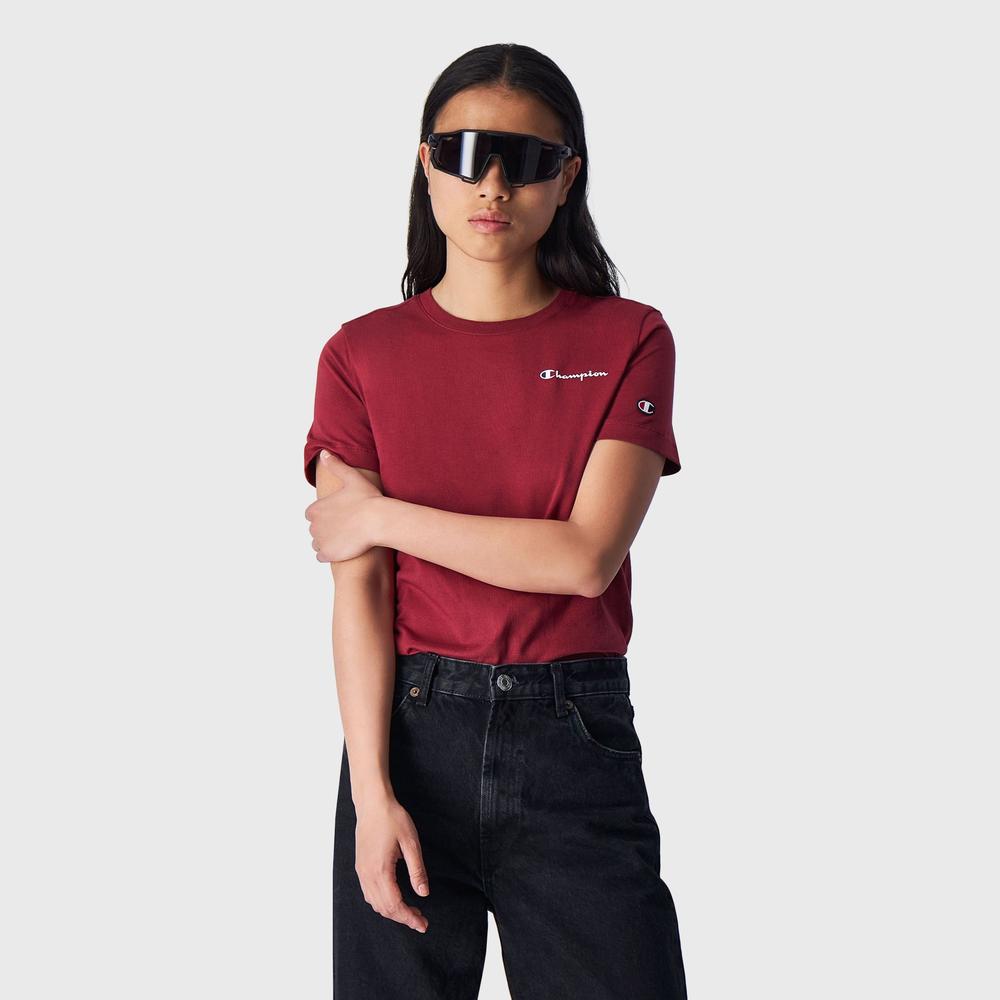 Koszulka Champion Embroidered C Logo 116622-RS508 - czerwona