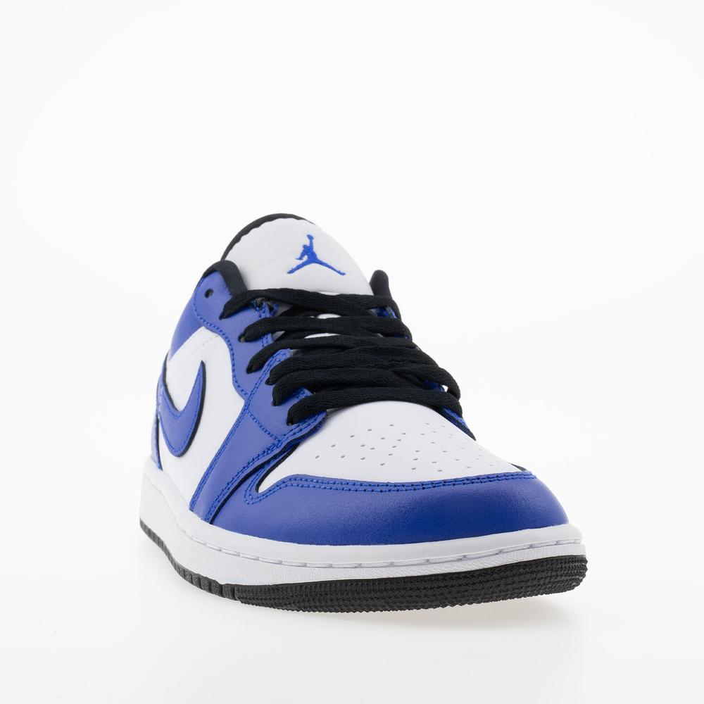 Buty męskie Nike Air Jordan 1 Low 553558-124 - niebiesko-białe
