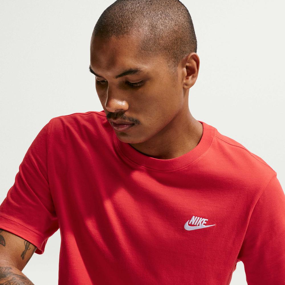 Koszulka męska Nike Sportswear Club AR4997-657 - czerwona