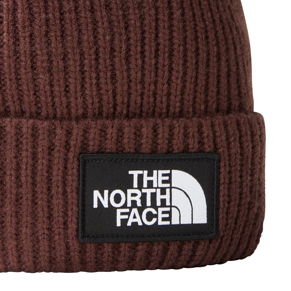 Czapka The North Face Logo Box Beanie 0A3FJXI0I1 - brązowa